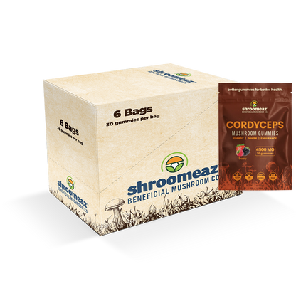 Shroomeaz Gummies Case (2 Boxes of 6 Bags: 12 Bags)
