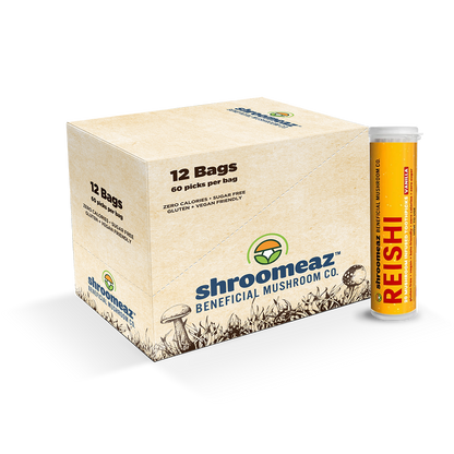 Shroomeaz Toothpicks 60ct Case (12 Bags)